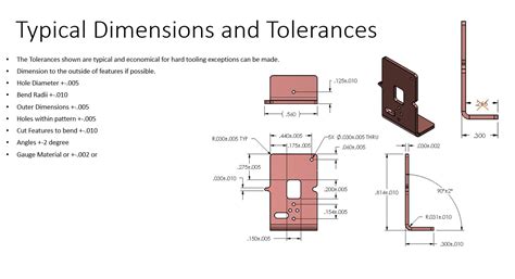 sheet metal stamping tolerances|metal stamping sizes chart.